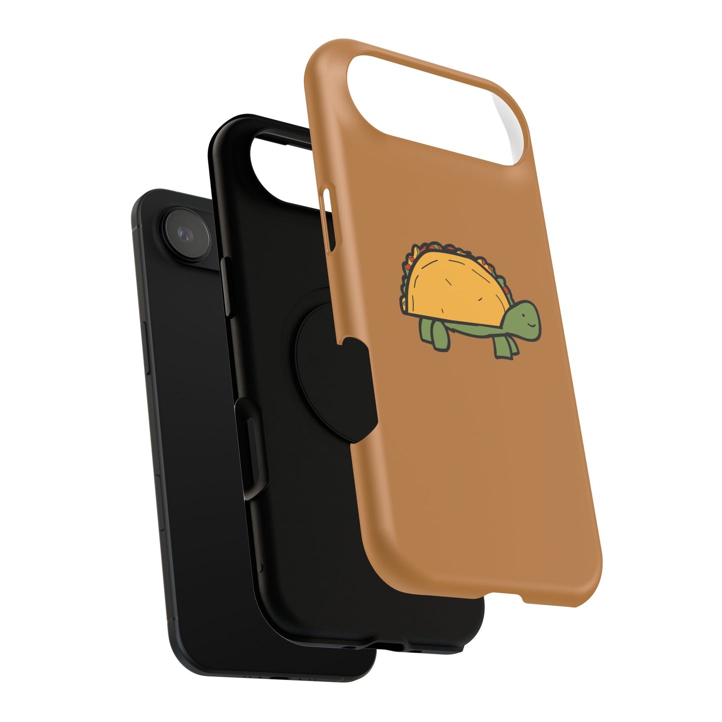 Cute Taco Turtle Phone Case — Impact-Resistant Protective iPhone Cover