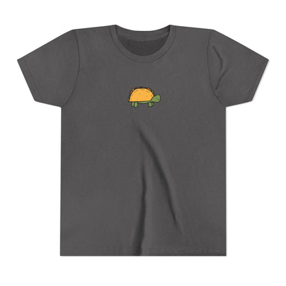Kids Taco Turtle Tee - Cute Kids Graphic Short Sleeve Shirt