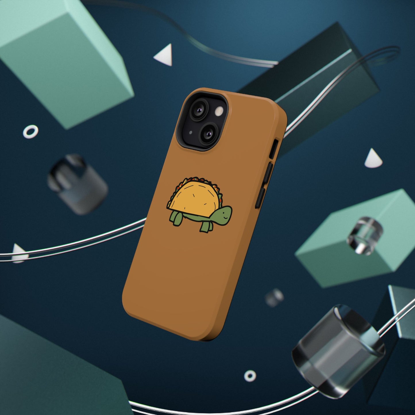 Cute Taco Turtle Phone Case — Impact-Resistant Protective iPhone Cover