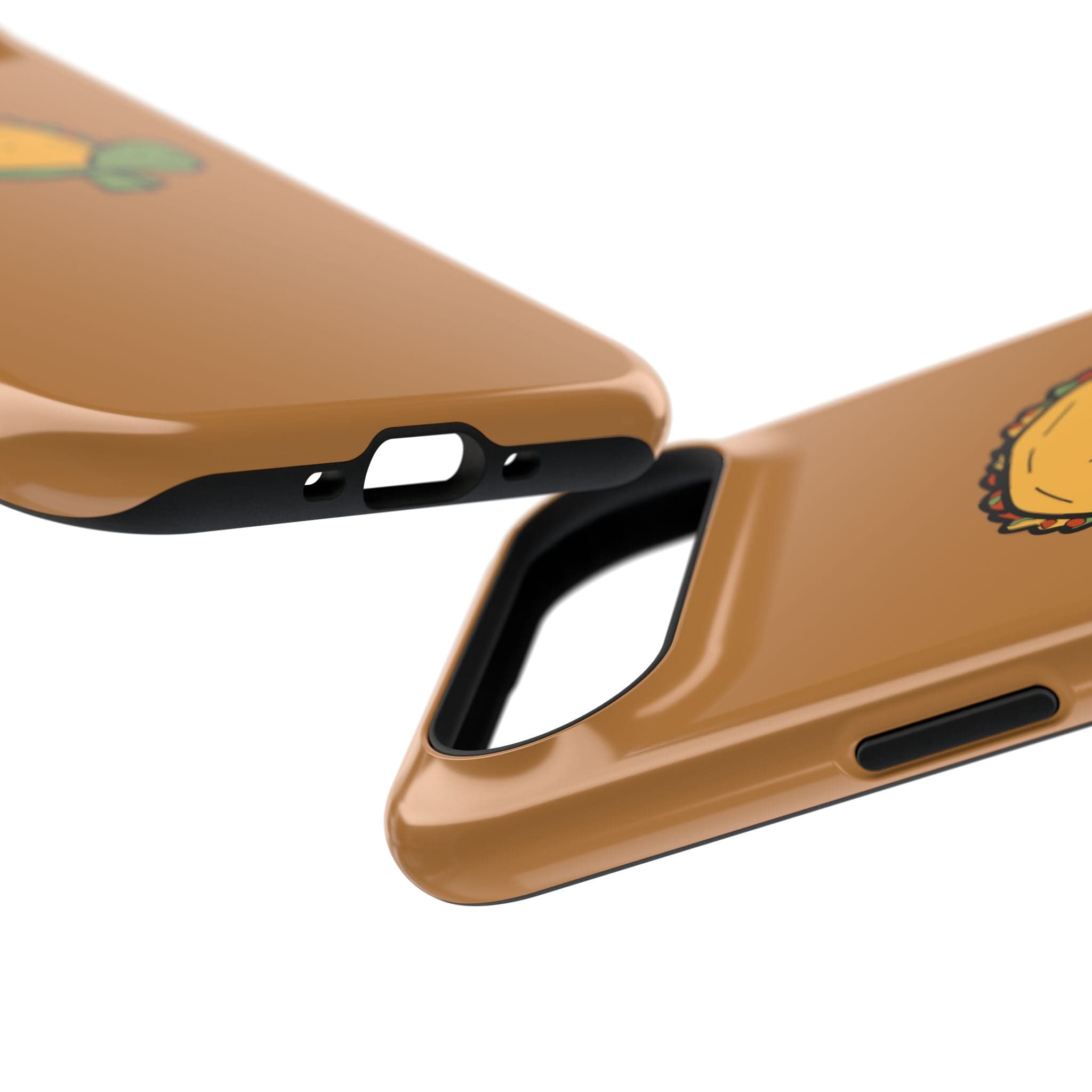 Cute Taco Turtle Phone Case — Impact-Resistant Protective iPhone Cover