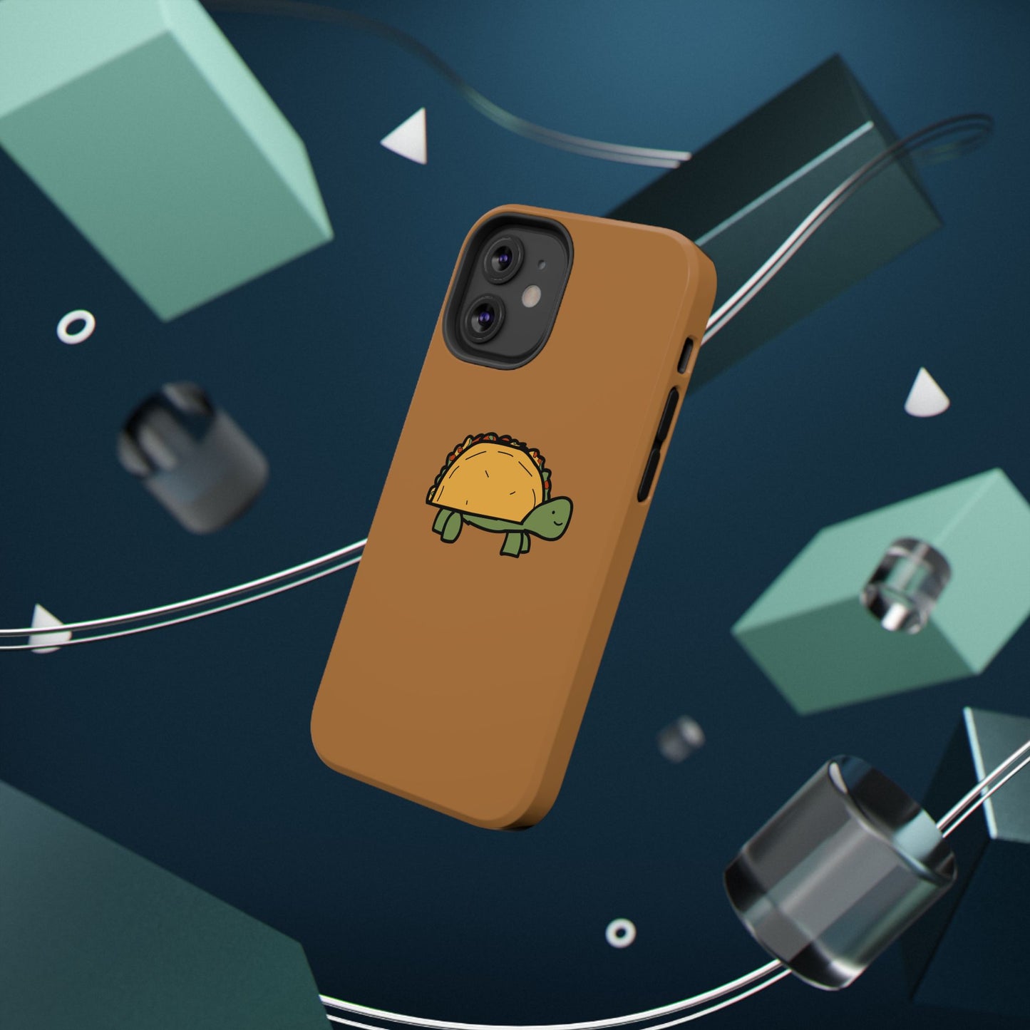 Cute Taco Turtle Phone Case — Impact-Resistant Protective iPhone Cover
