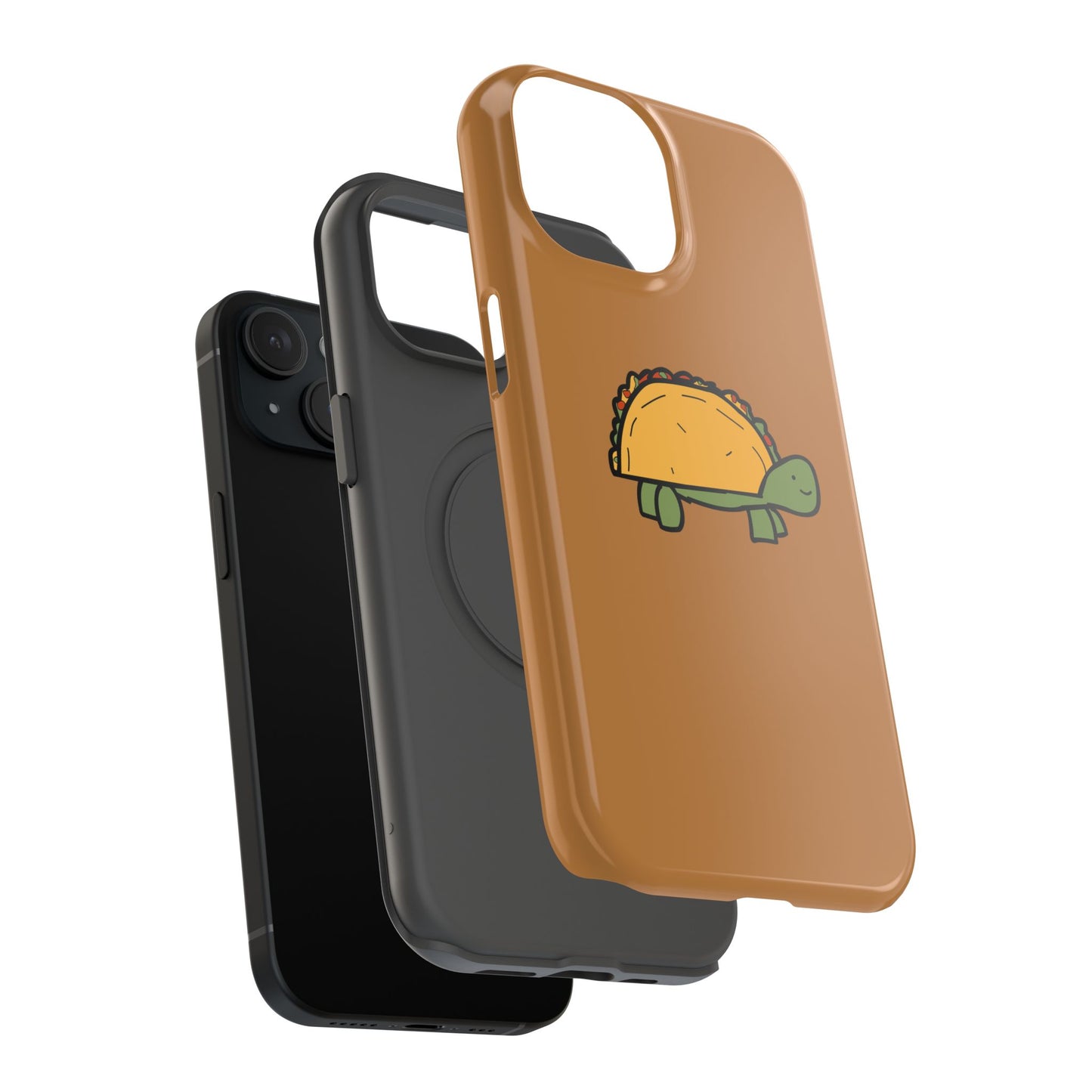 Cute Taco Turtle Phone Case — Impact-Resistant Protective iPhone Cover