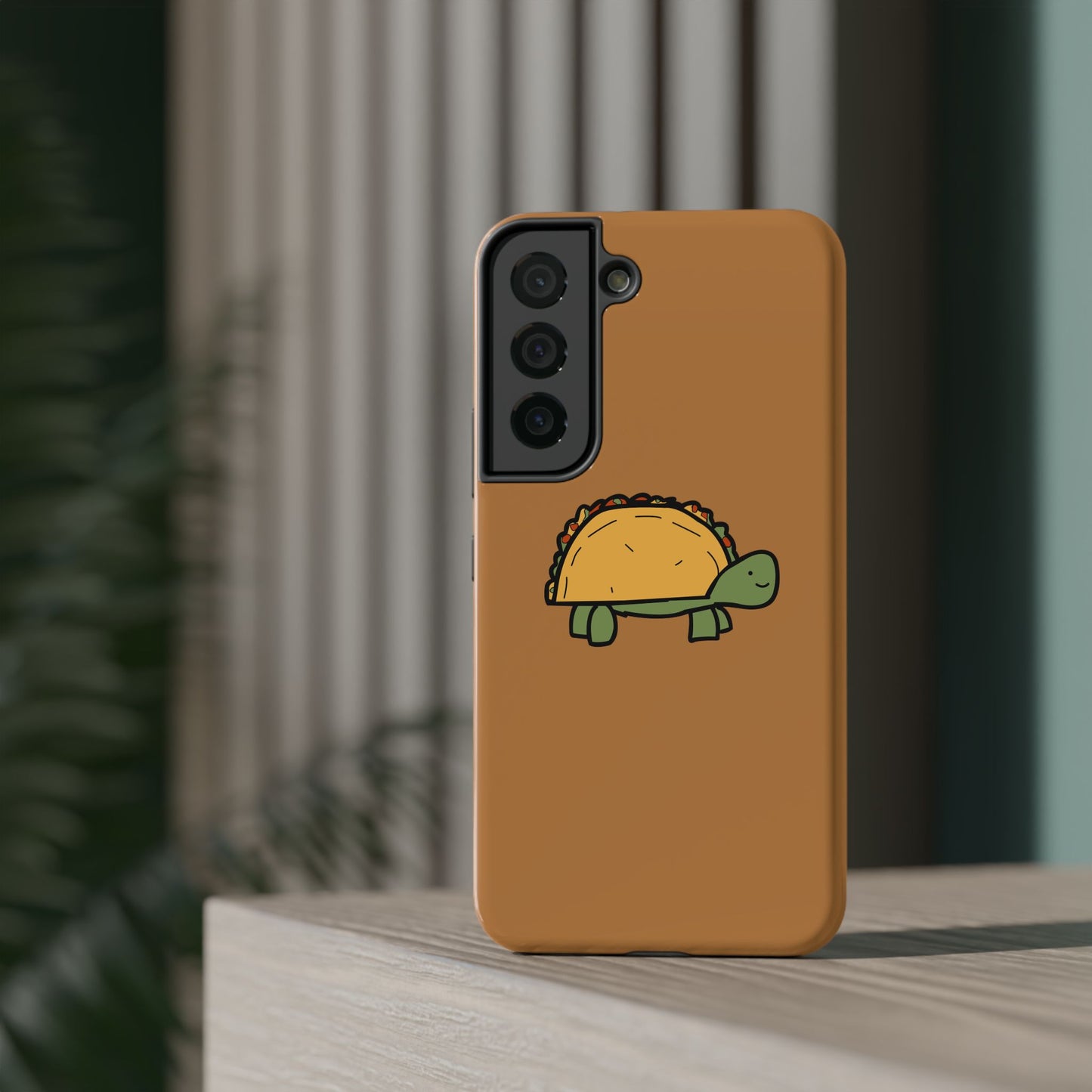 Cute Taco Turtle Phone Case — Impact-Resistant Protective iPhone Cover