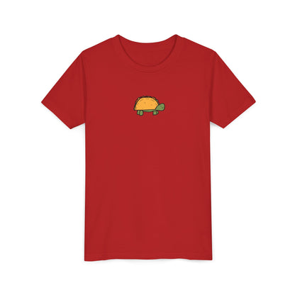 Kids Taco Turtle Tee - Cute Kids Graphic Short Sleeve Shirt