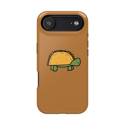 Cute Taco Turtle Phone Case — Impact-Resistant Protective iPhone Cover