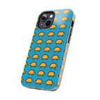 Cute Taco Pattern Tough Phone Case — Protective iPhone Case with Repeating Taco Design