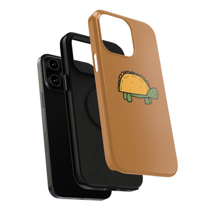 Cute Taco Turtle Phone Case — Impact-Resistant Protective iPhone Cover
