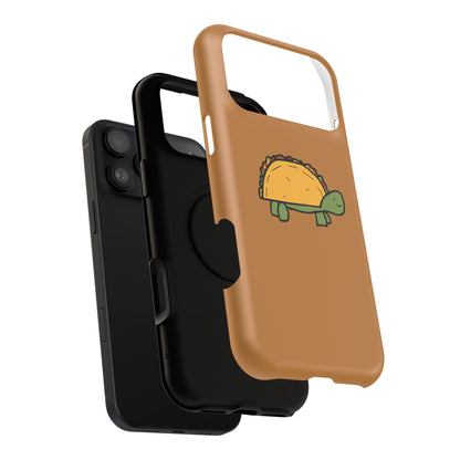 Cute Taco Turtle Phone Case — Impact-Resistant Protective iPhone Cover