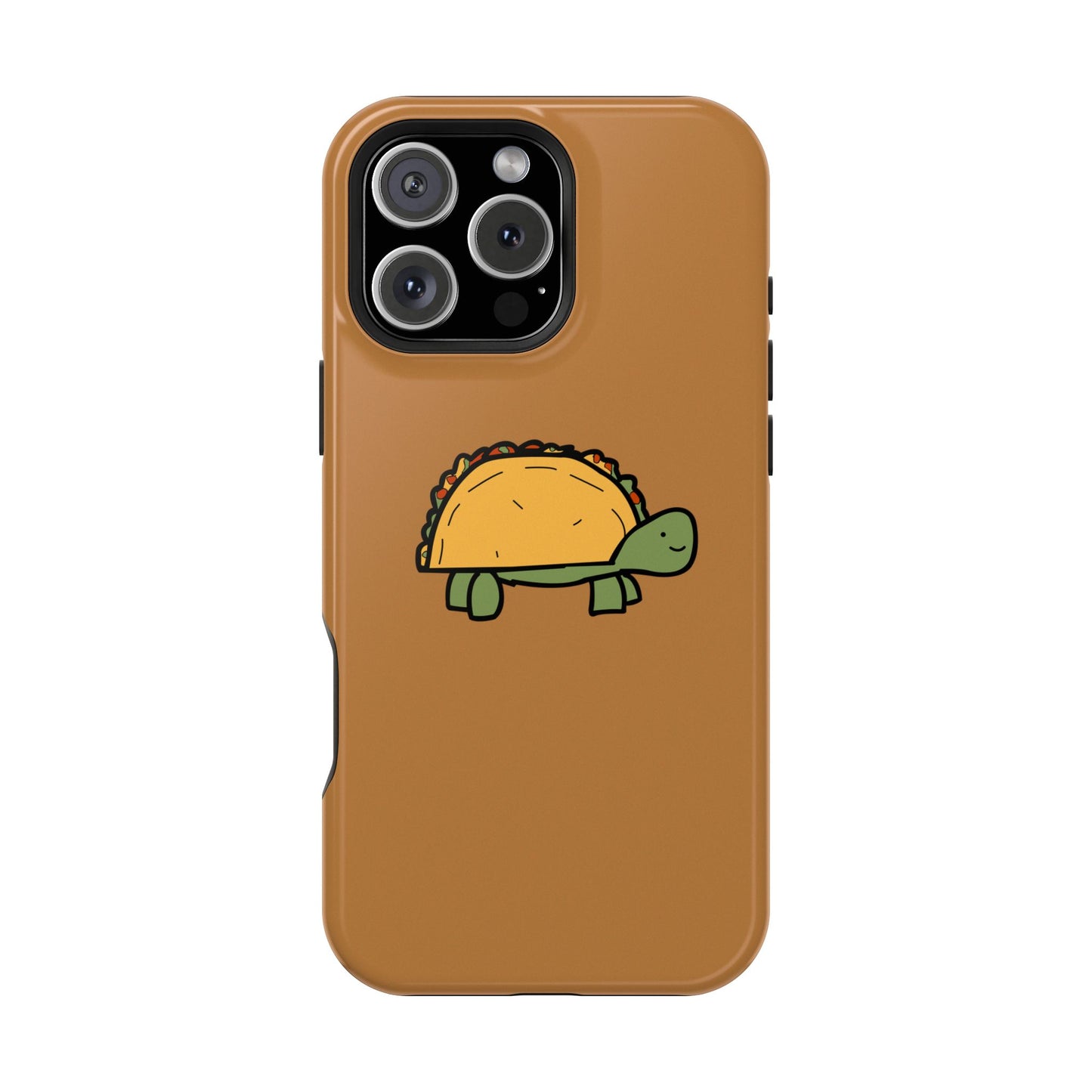 Cute Taco Turtle Phone Case — Impact-Resistant Protective iPhone Cover