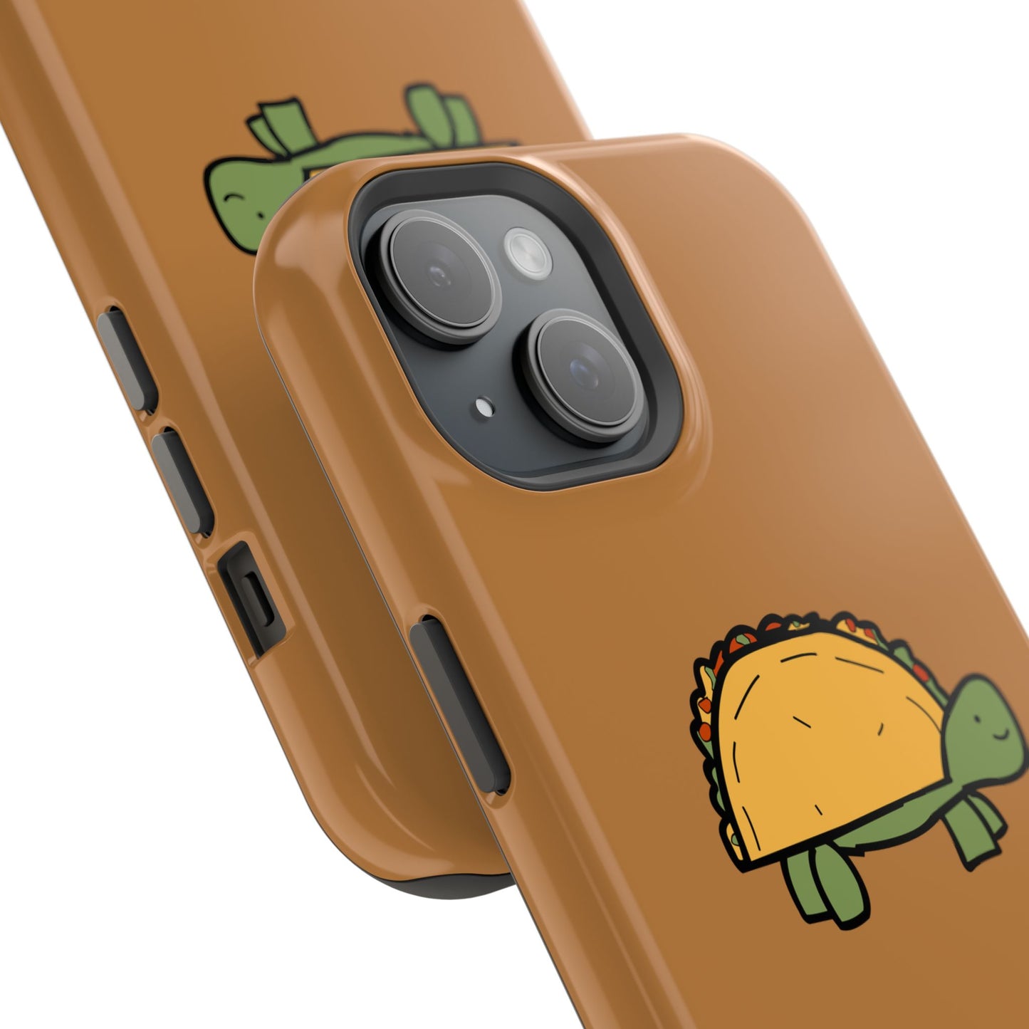 Cute Taco Turtle Phone Case — Impact-Resistant Protective iPhone Cover