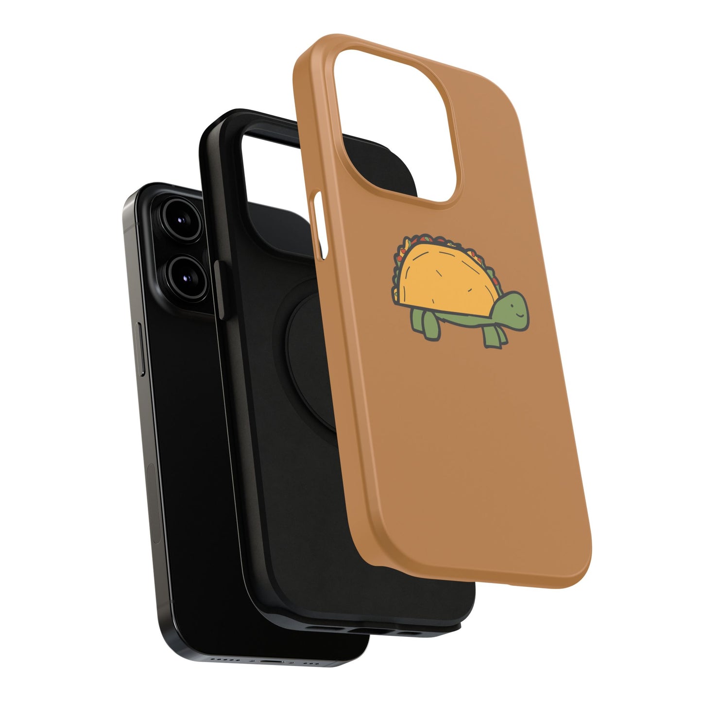 Cute Taco Turtle Phone Case — Impact-Resistant Protective iPhone Cover