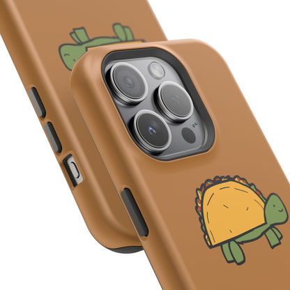 Cute Taco Turtle Phone Case — Impact-Resistant Protective iPhone Cover