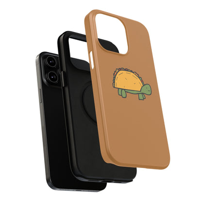 Cute Taco Turtle Phone Case — Impact-Resistant Protective iPhone Cover