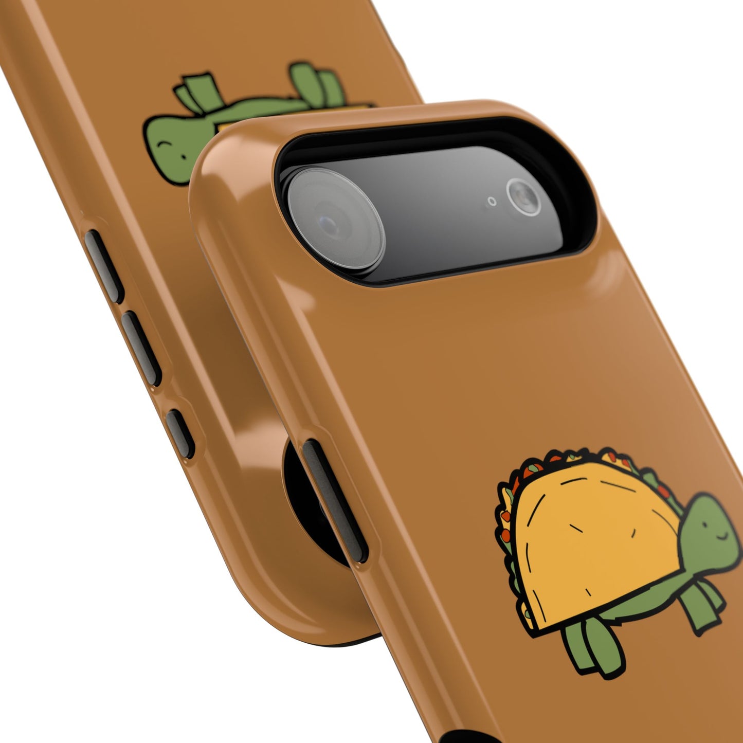 Cute Taco Turtle Phone Case — Impact-Resistant Protective iPhone Cover