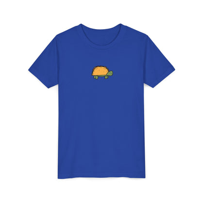 Kids Taco Turtle Tee - Cute Kids Graphic Short Sleeve Shirt