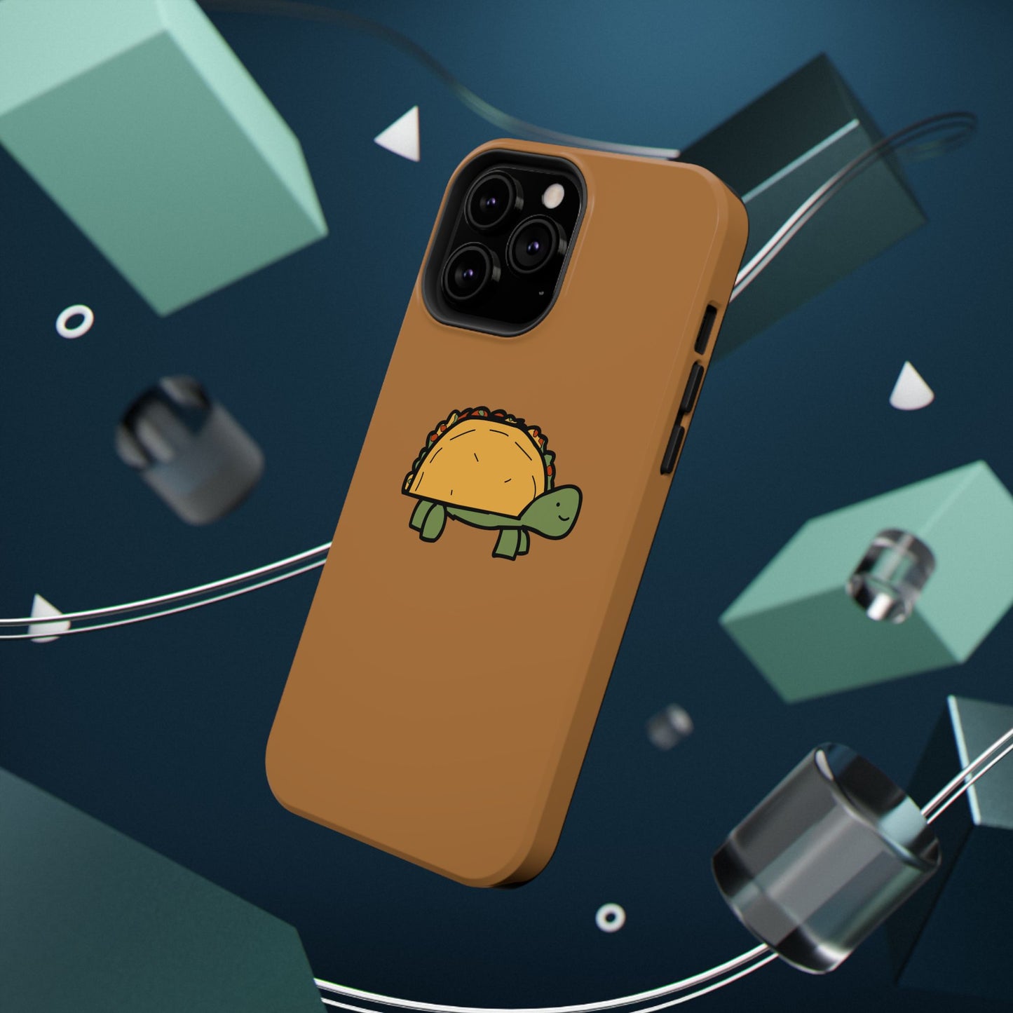 Cute Taco Turtle Phone Case — Impact-Resistant Protective iPhone Cover