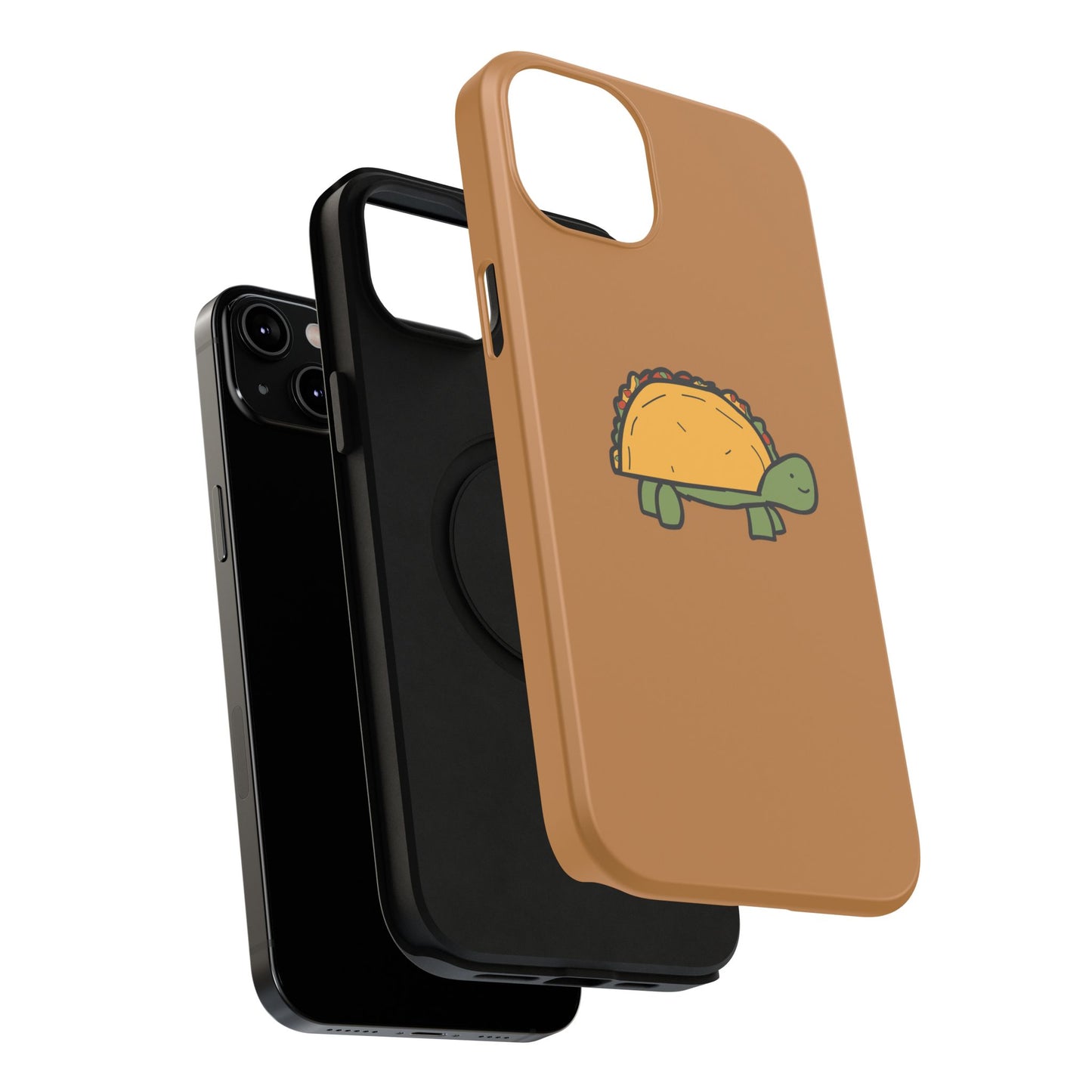 Cute Taco Turtle Phone Case — Impact-Resistant Protective iPhone Cover