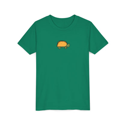 Kids Taco Turtle Tee - Cute Kids Graphic Short Sleeve Shirt