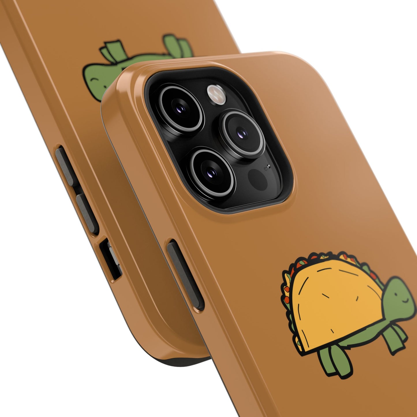Cute Taco Turtle Phone Case — Impact-Resistant Protective iPhone Cover