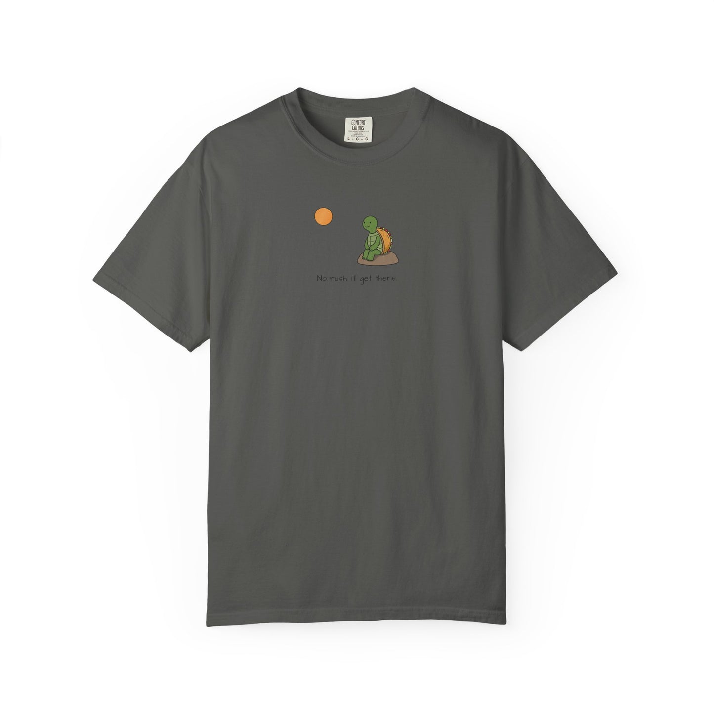 T-Shirt — Serene Turtle Sunset "You Are Where You Are" Graphic
