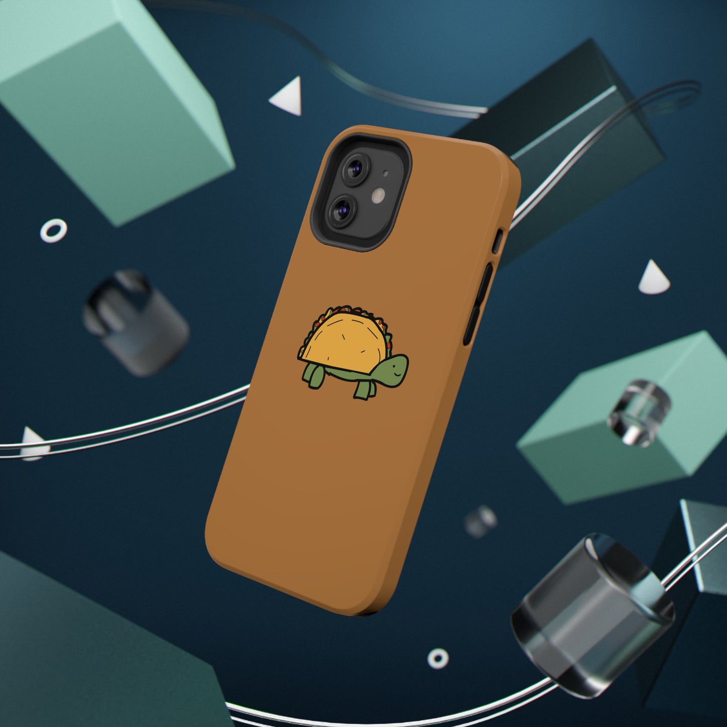 Cute Taco Turtle Phone Case — Impact-Resistant Protective iPhone Cover