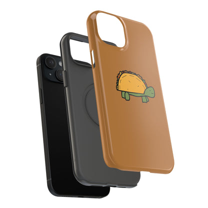 Cute Taco Turtle Phone Case — Impact-Resistant Protective iPhone Cover