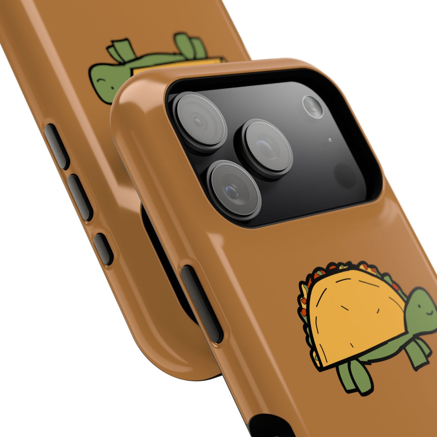 Cute Taco Turtle Phone Case — Impact-Resistant Protective iPhone Cover