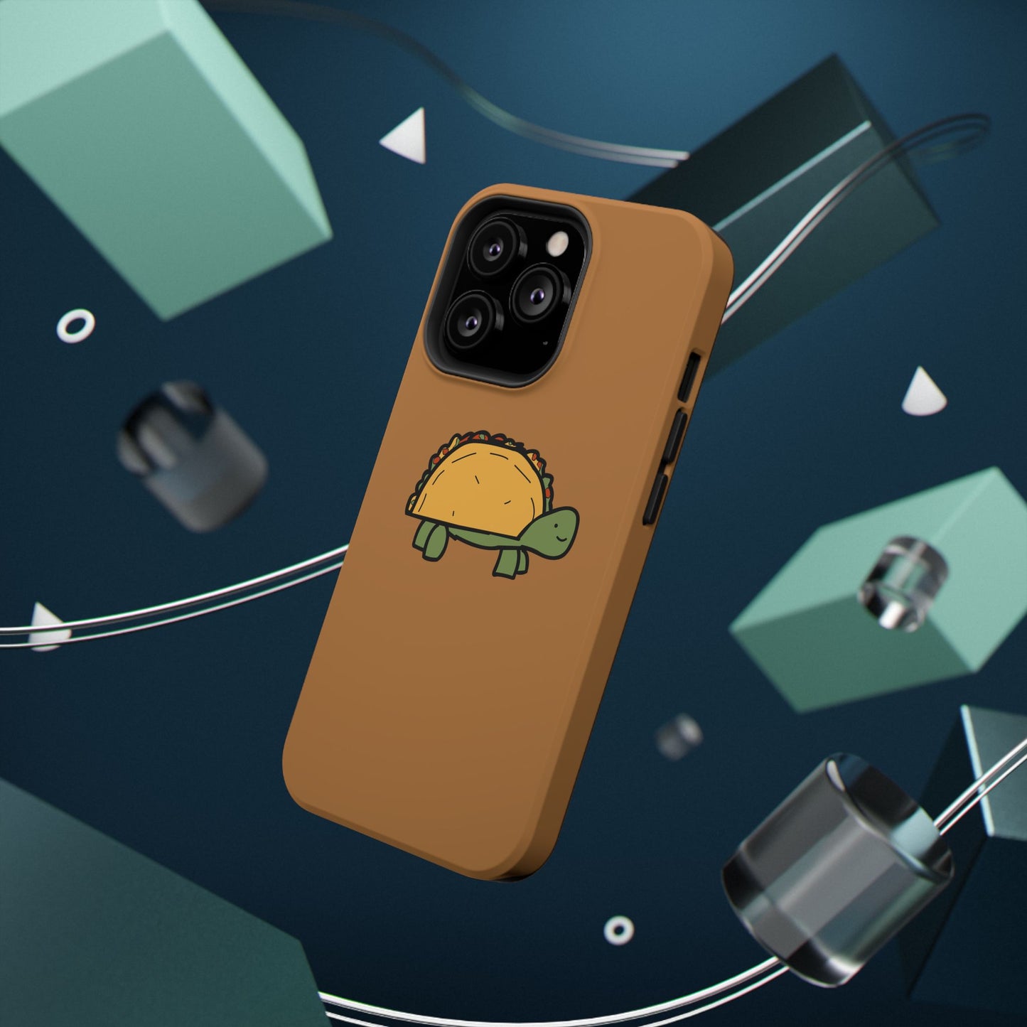 Cute Taco Turtle Phone Case — Impact-Resistant Protective iPhone Cover