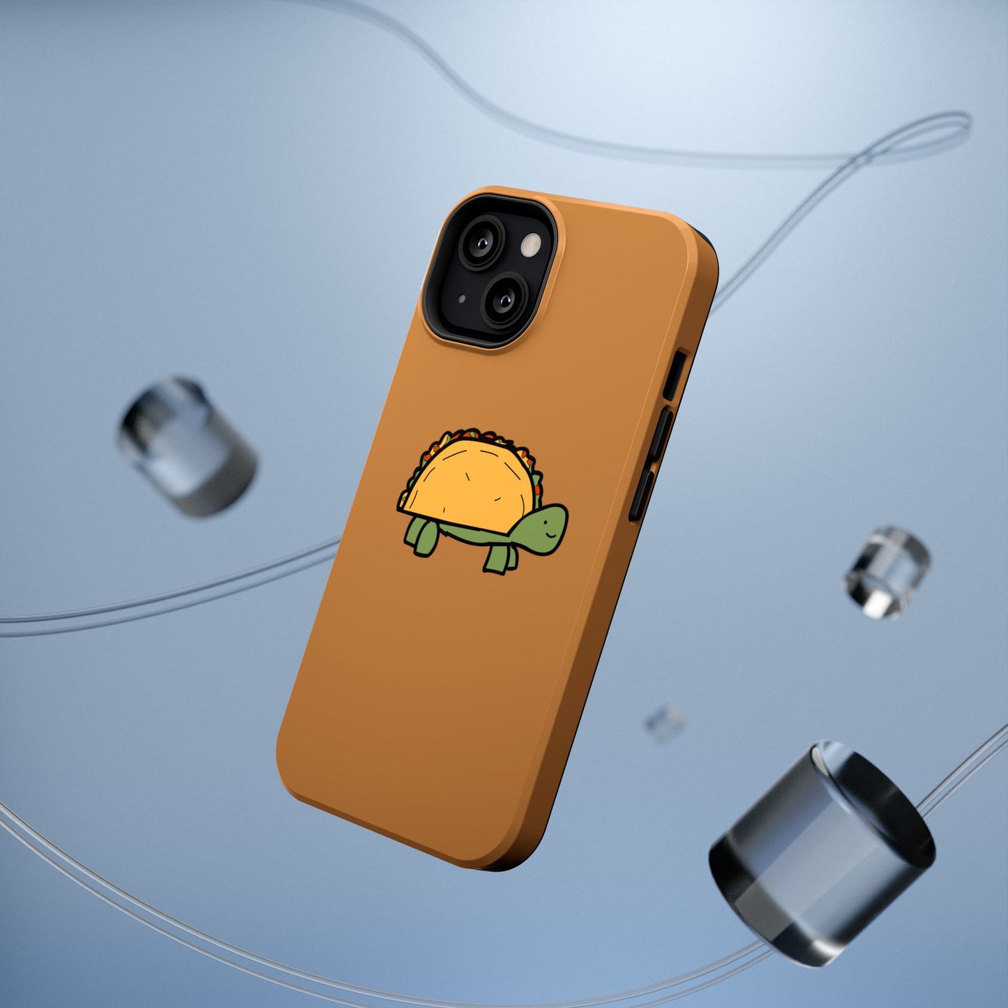 Cute Taco Turtle Phone Case — Impact-Resistant Protective iPhone Cover