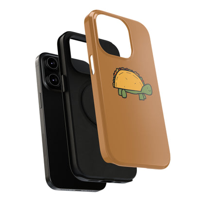Cute Taco Turtle Phone Case — Impact-Resistant Protective iPhone Cover