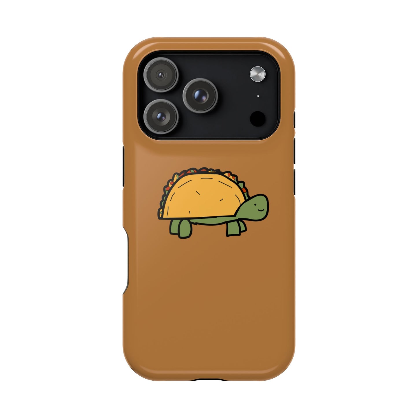 Cute Taco Turtle Phone Case — Impact-Resistant Protective iPhone Cover