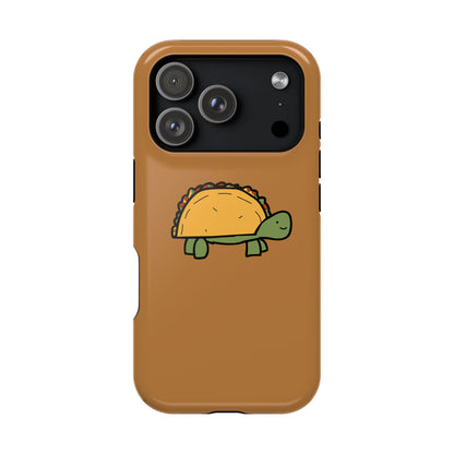 Cute Taco Turtle Phone Case — Impact-Resistant Protective iPhone Cover
