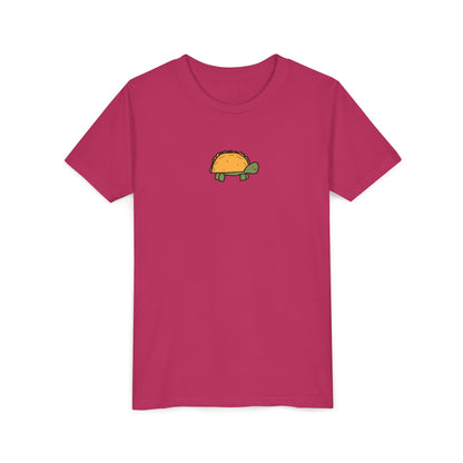 Kids Taco Turtle Tee - Cute Kids Graphic Short Sleeve Shirt