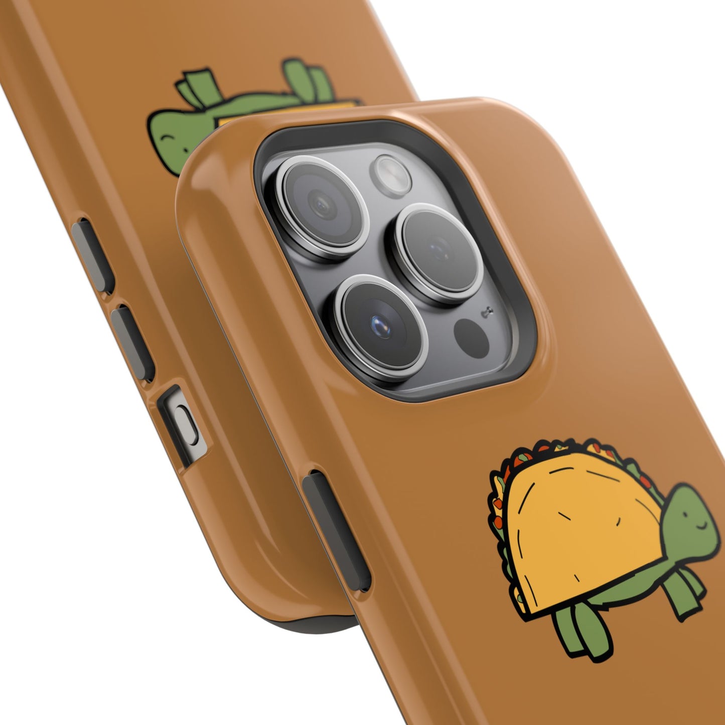 Cute Taco Turtle Phone Case — Impact-Resistant Protective iPhone Cover