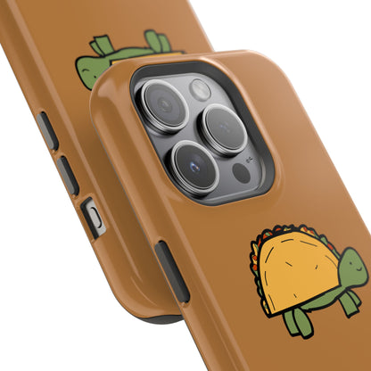 Cute Taco Turtle Phone Case — Impact-Resistant Protective iPhone Cover