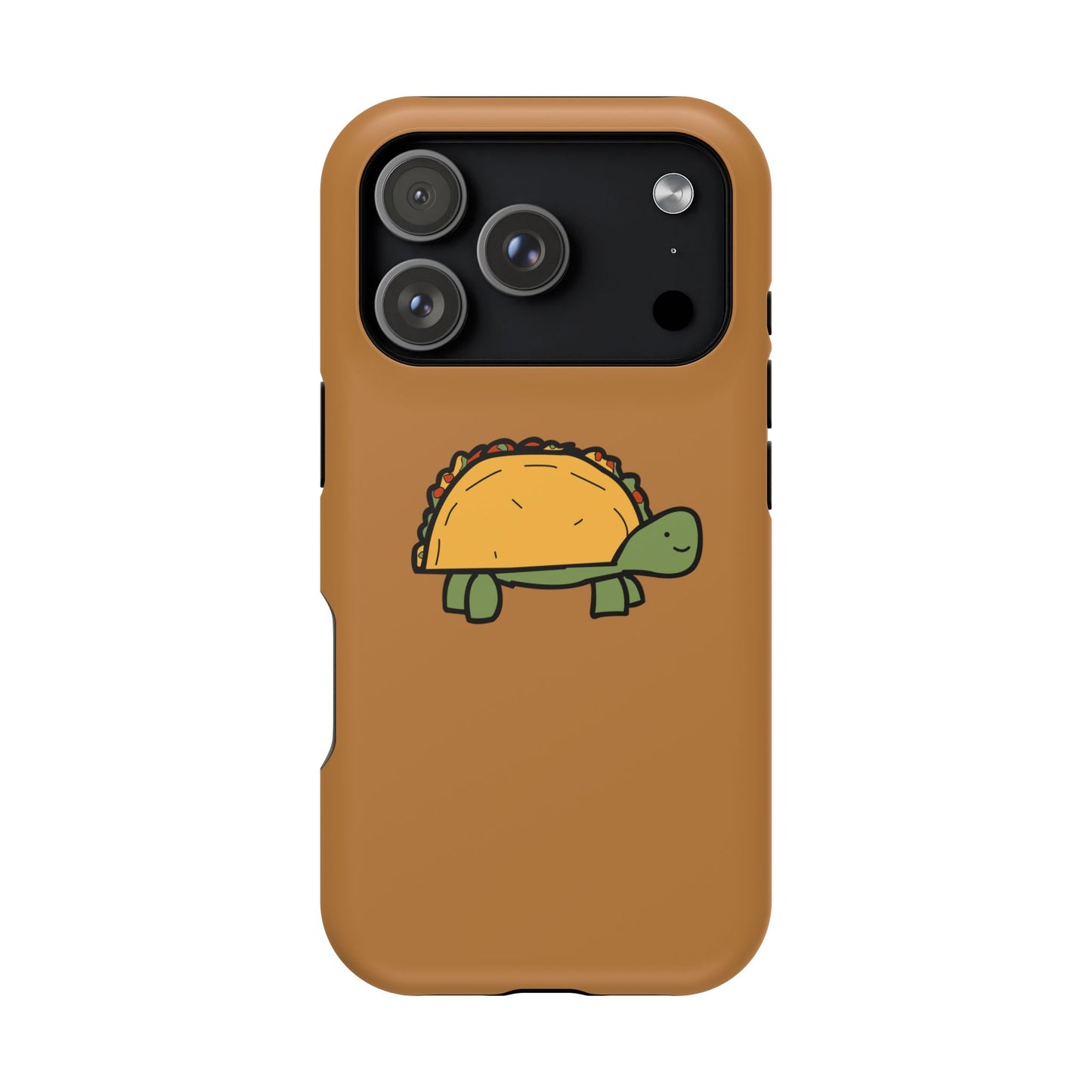Cute Taco Turtle Phone Case — Impact-Resistant Protective iPhone Cover