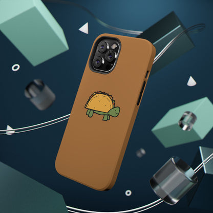 Cute Taco Turtle Phone Case — Impact-Resistant Protective iPhone Cover
