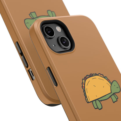 Cute Taco Turtle Phone Case — Impact-Resistant Protective iPhone Cover