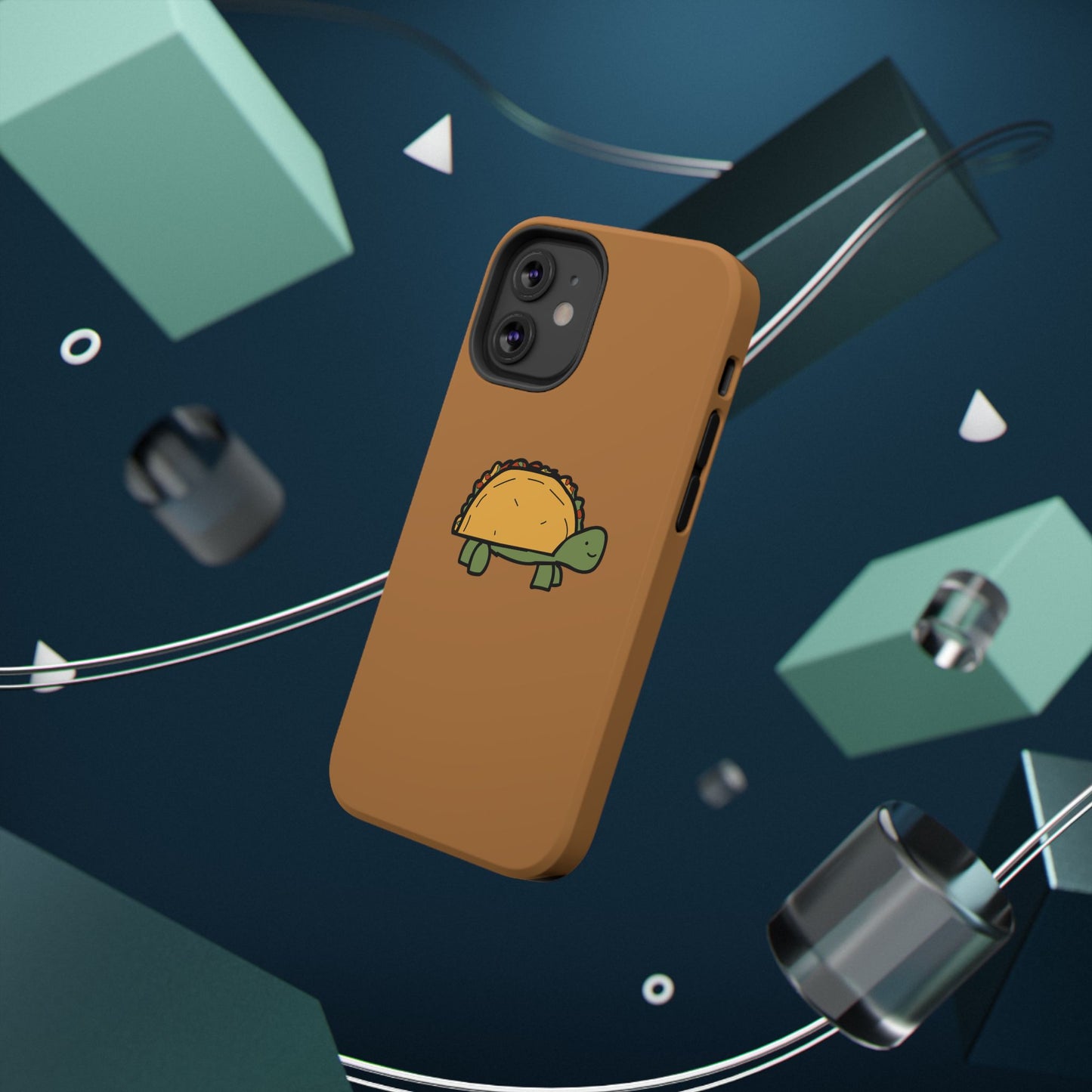 Cute Taco Turtle Phone Case — Impact-Resistant Protective iPhone Cover