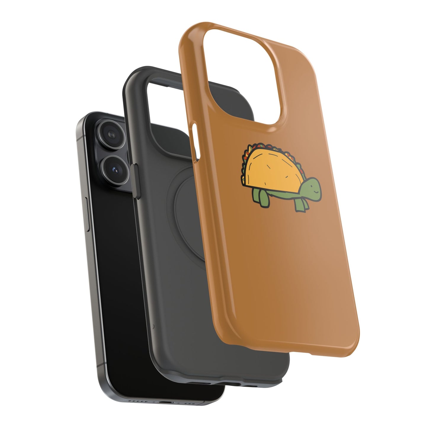 Cute Taco Turtle Phone Case — Impact-Resistant Protective iPhone Cover
