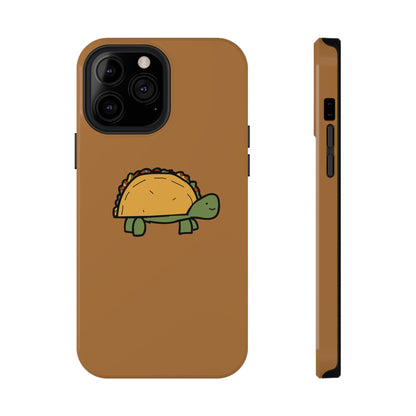 Cute Taco Turtle Phone Case — Impact-Resistant Protective iPhone Cover