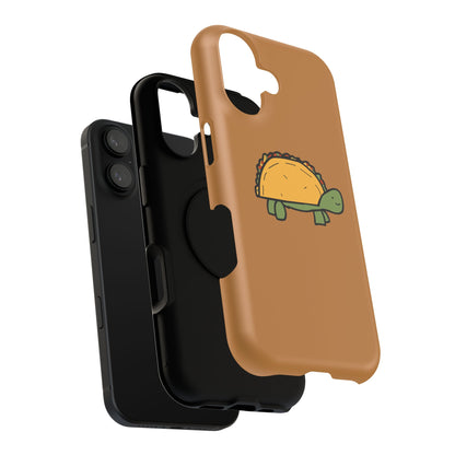 Cute Taco Turtle Phone Case — Impact-Resistant Protective iPhone Cover