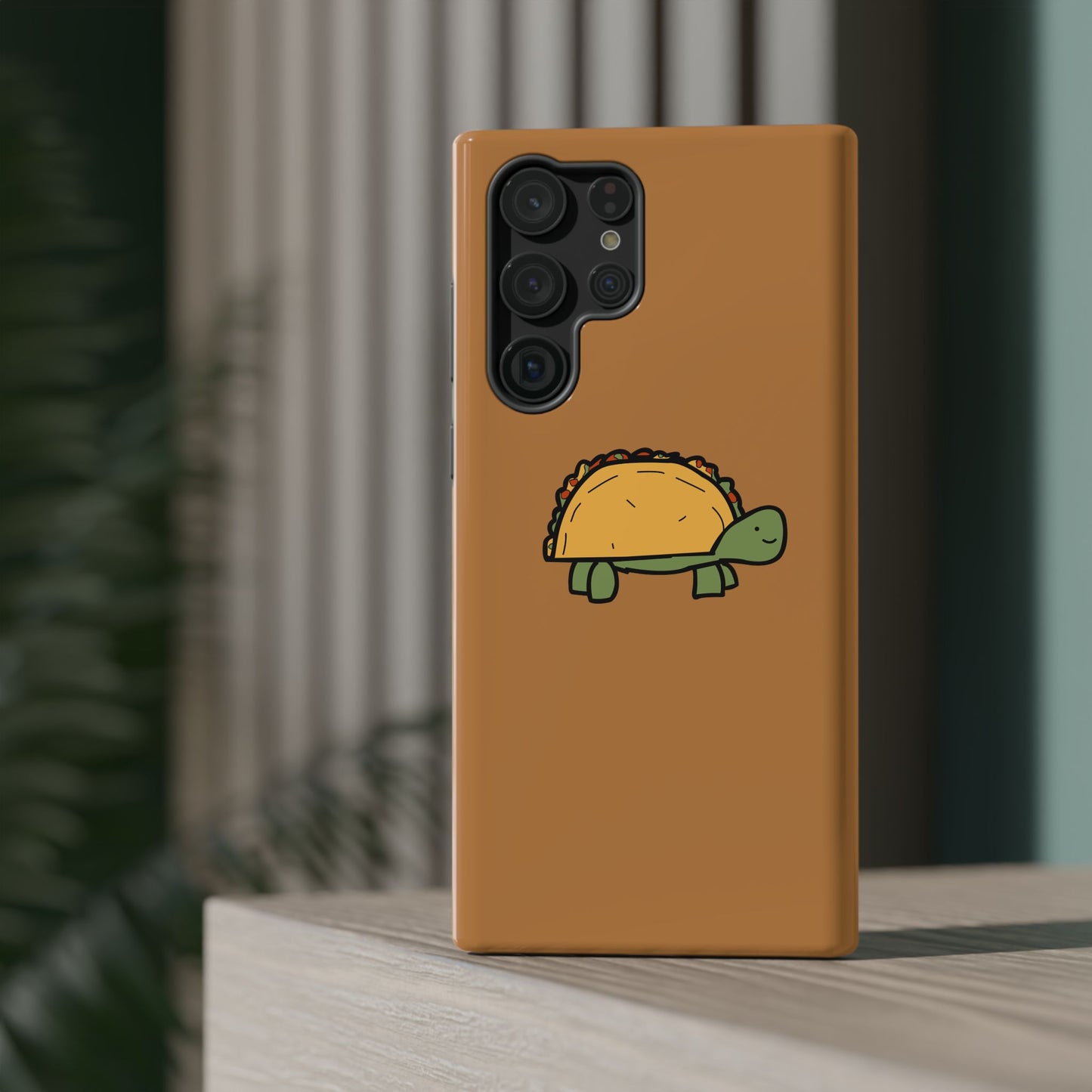 Cute Taco Turtle Phone Case — Impact-Resistant Protective iPhone Cover