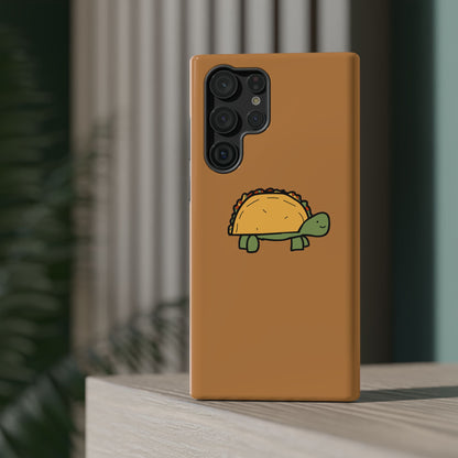 Cute Taco Turtle Phone Case — Impact-Resistant Protective iPhone Cover