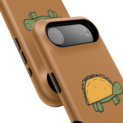 Cute Taco Turtle Phone Case — Impact-Resistant Protective iPhone Cover