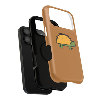 Cute Taco Turtle Phone Case — Impact-Resistant Protective iPhone Cover