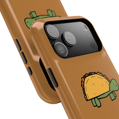 Cute Taco Turtle Phone Case — Impact-Resistant Protective iPhone Cover