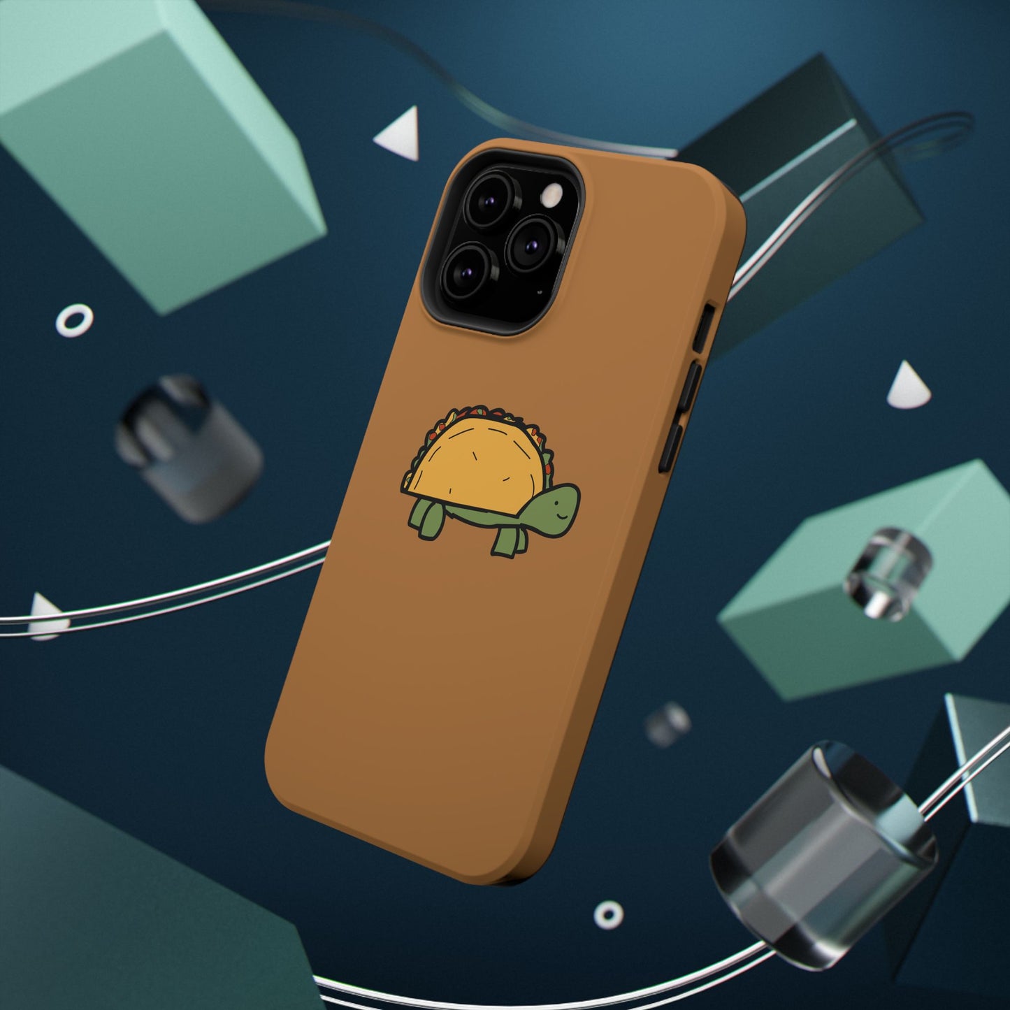 Cute Taco Turtle Phone Case — Impact-Resistant Protective iPhone Cover