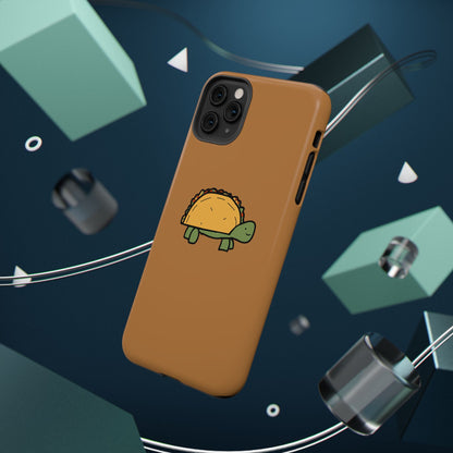Cute Taco Turtle Phone Case — Impact-Resistant Protective iPhone Cover