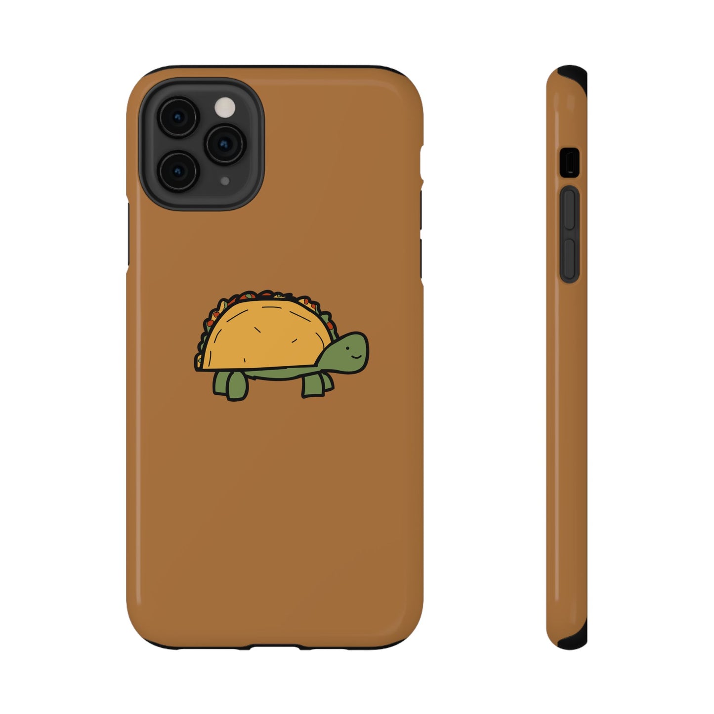 Cute Taco Turtle Phone Case — Impact-Resistant Protective iPhone Cover